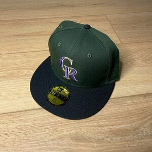 Colorado Rockies New Era 59 Fifty Fitted Cap (Size: 7 1/8)